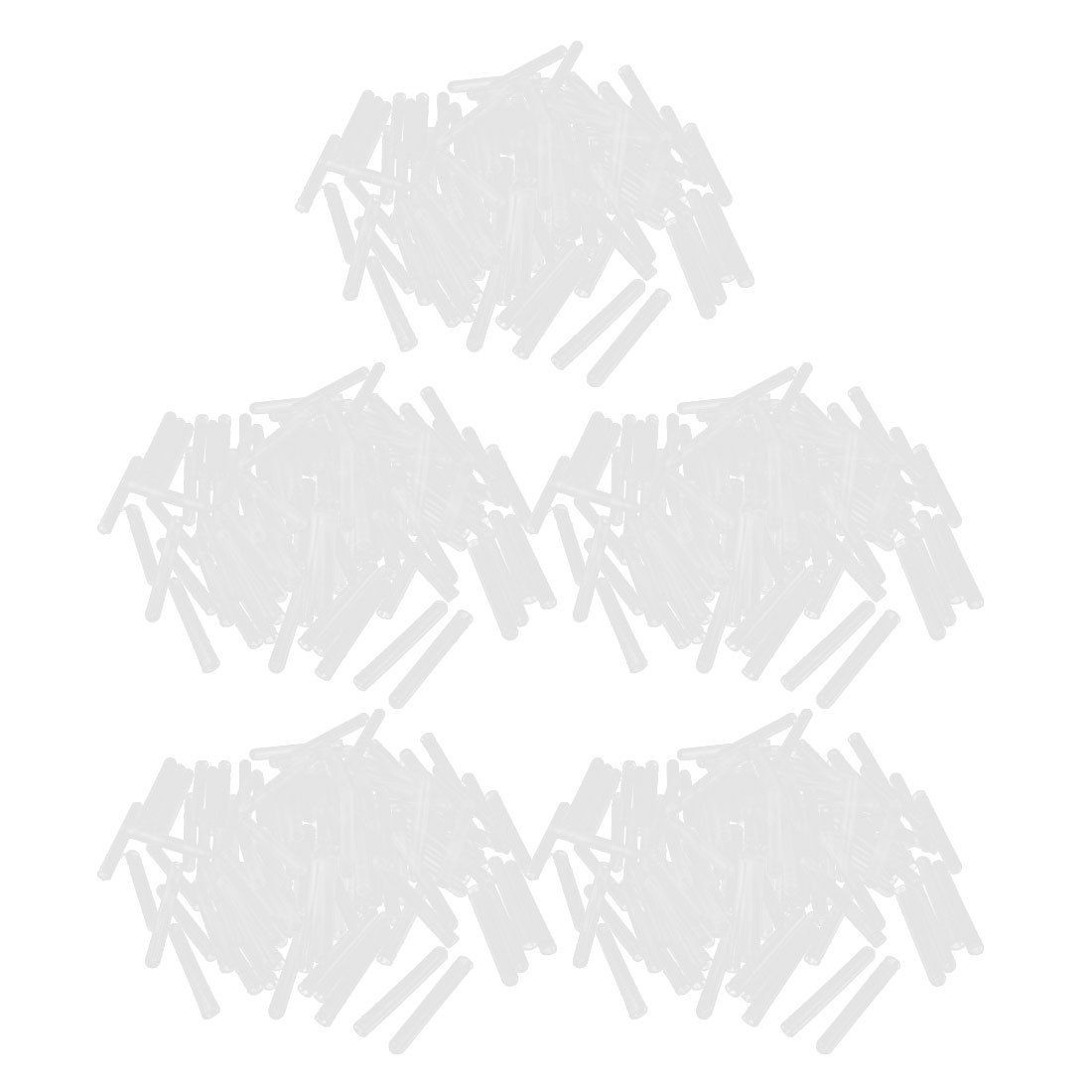 12mm x 100mm Soft Plastic Round Bottom Test Tube Sample Holder 500 Pcs