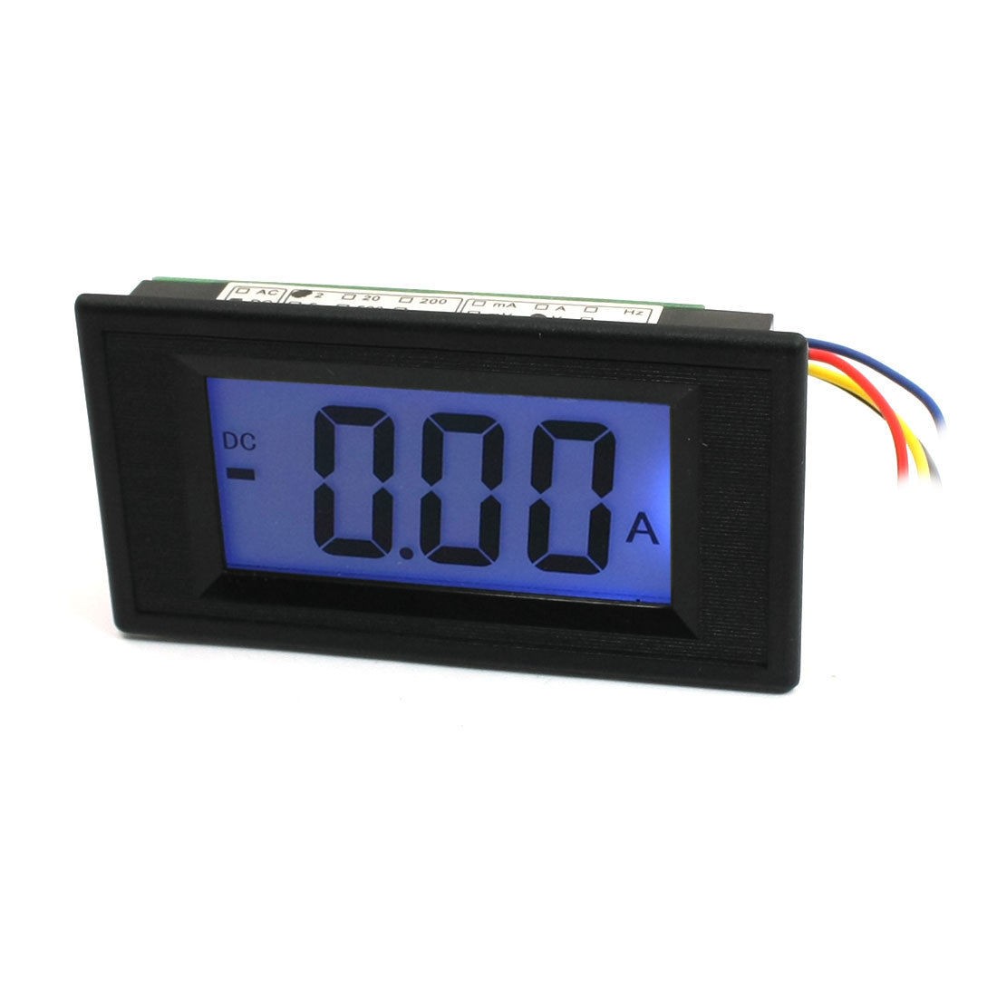 Blue LCD Display 3-Digits DC 0-2V Digital Panel Voltmeter