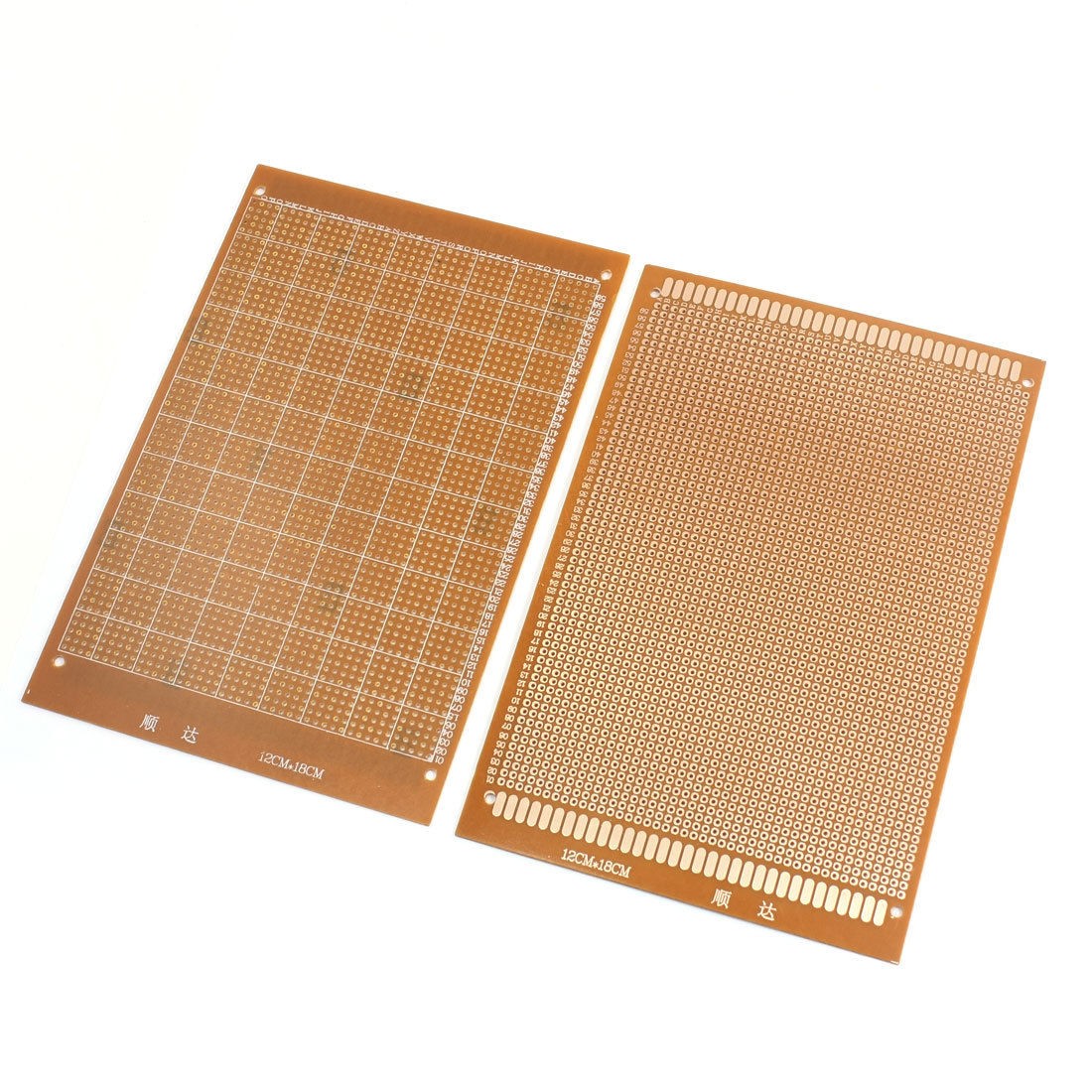 2Pcs 18cm x 12cm Electronic Universal Prototype Matrix PCB Printed Circuit Board