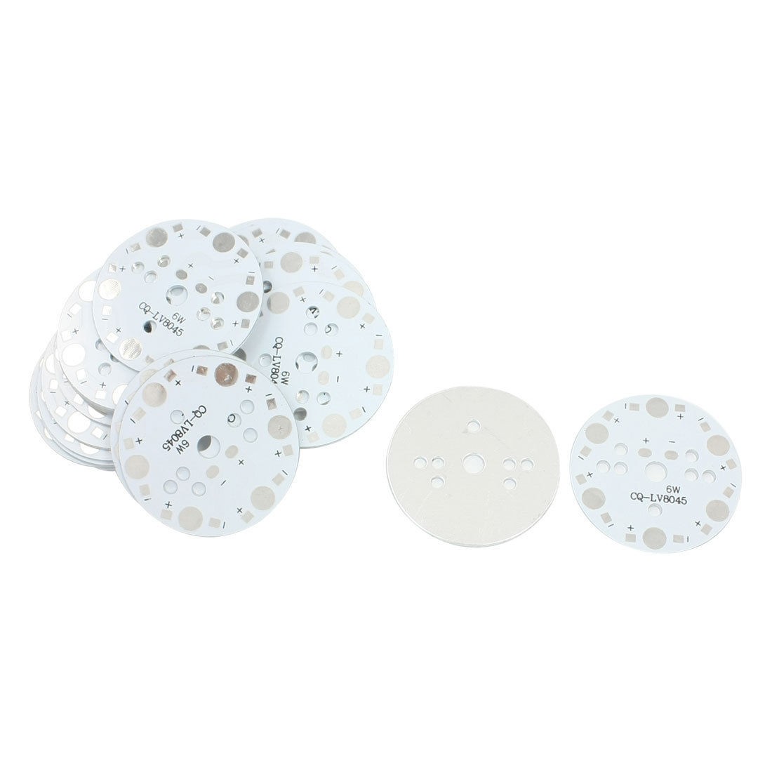 1W/3W High Power 6LEDs Aluminum Base PCB Plate Board DIY 49mm 20 Pcs