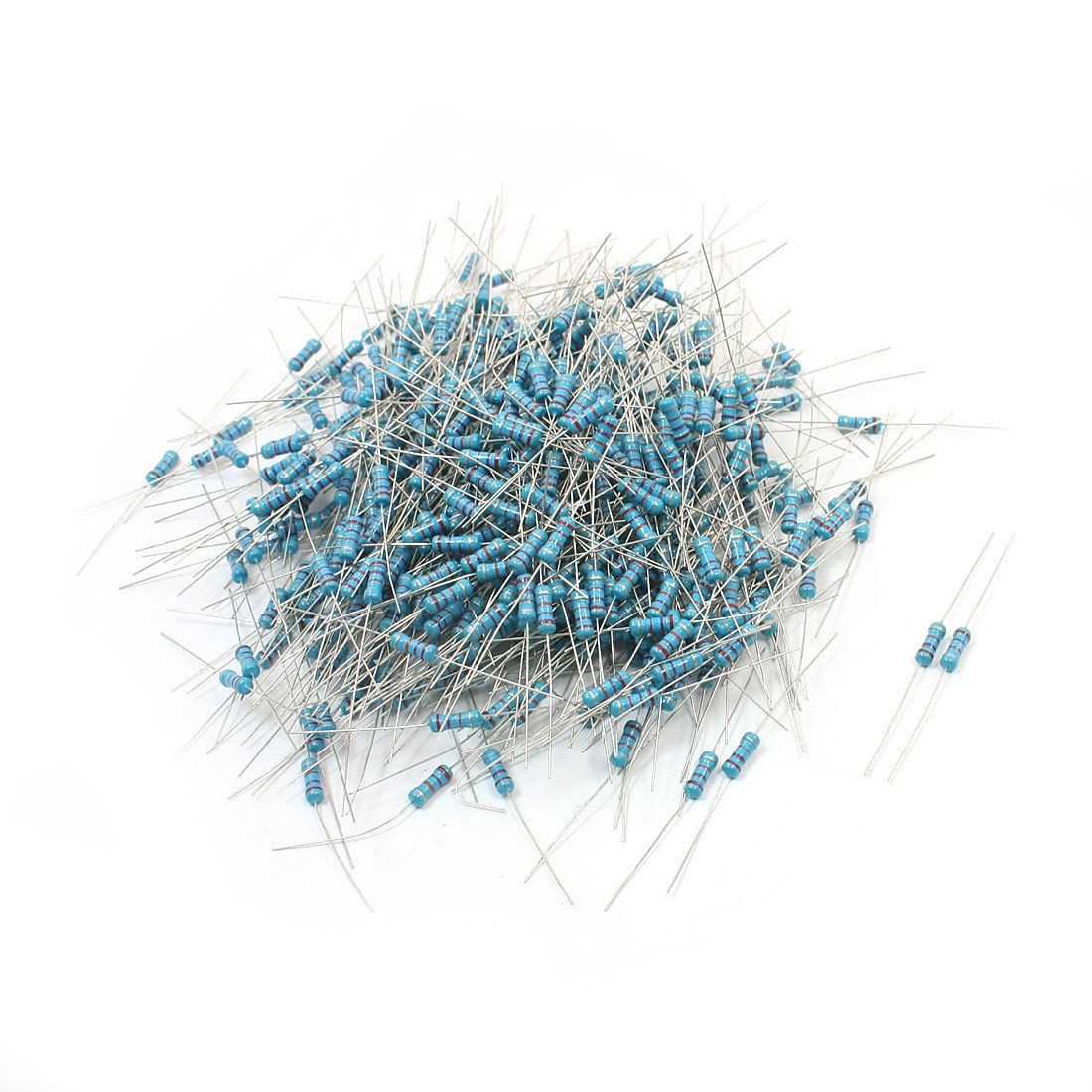 500Pcs 1/2W 27K Ohm 5% Tolerance Carbon Film Resistor Axial Lead