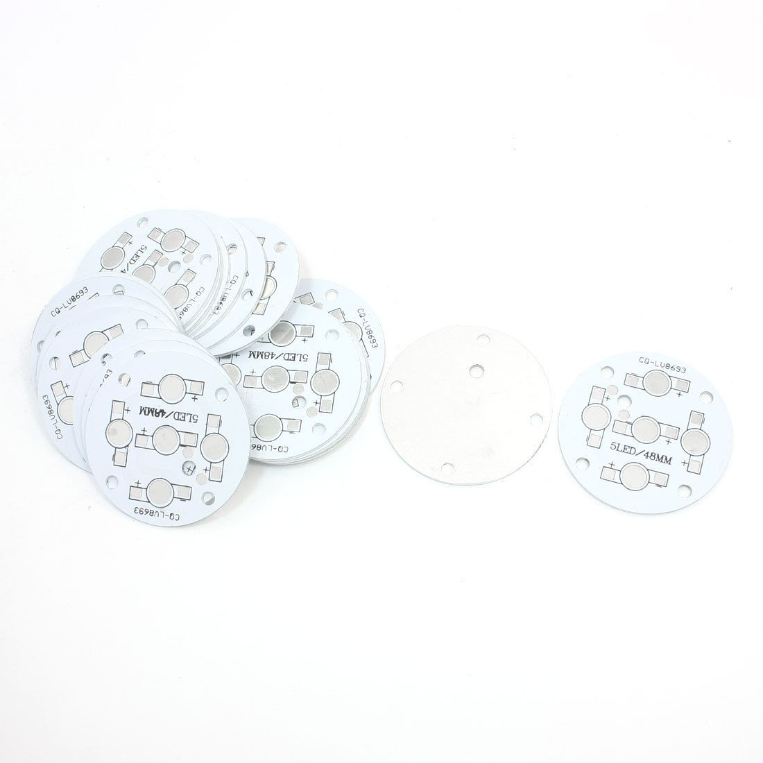 20pcs 48mm Diameter Aluminum PCB Circuit Board for 1W/3W High Power 5LEDs Bulb