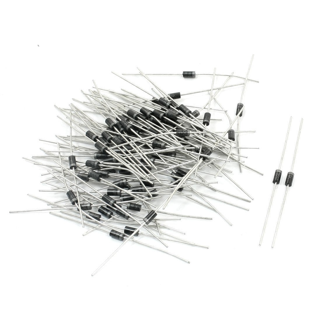100Pcs 2.5mm x 5mm Cylinder Super Fast Recovery Rectifier Diodes 1000V 1A UF4007