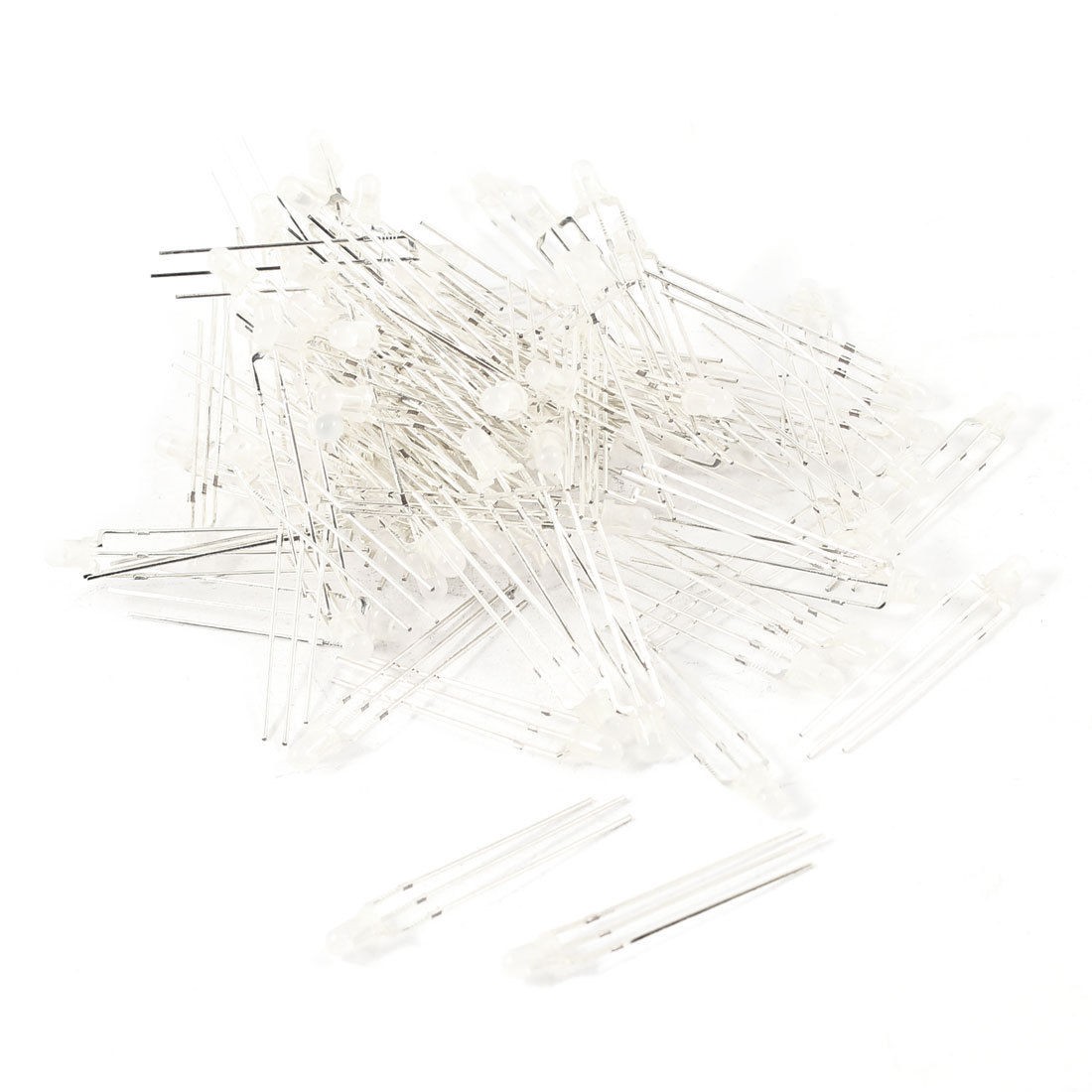 100Pcs Common Cathode Green Red LED Light Emitting Diodes DC 1.8V-2.0V 3.0-3.2V