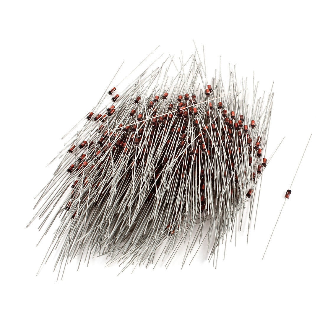 500 Pcs HZ4C2 DC 4.1-4.3V 1/2W Regulator Tubes Axial Zener Diodes