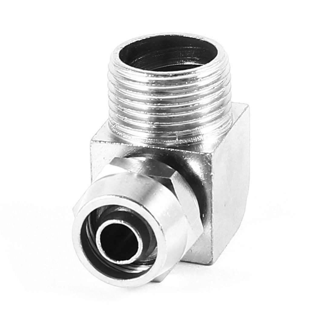 3 8PT Male Threaded 90 Degree Quick Coupler Connector for 10mmx7mm Air Hose