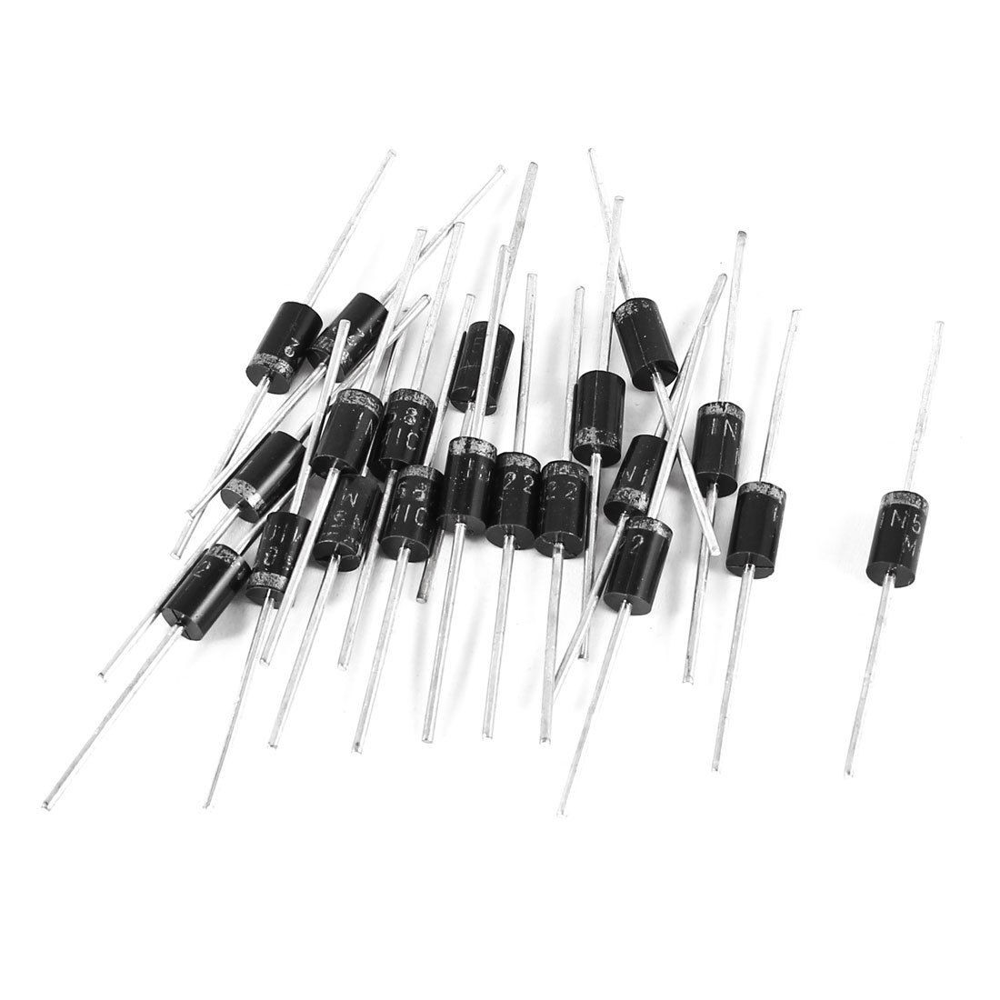 20Pcs IN5822 50V 1A Axial Polarized Fast Rectifier Rectifying Diodes