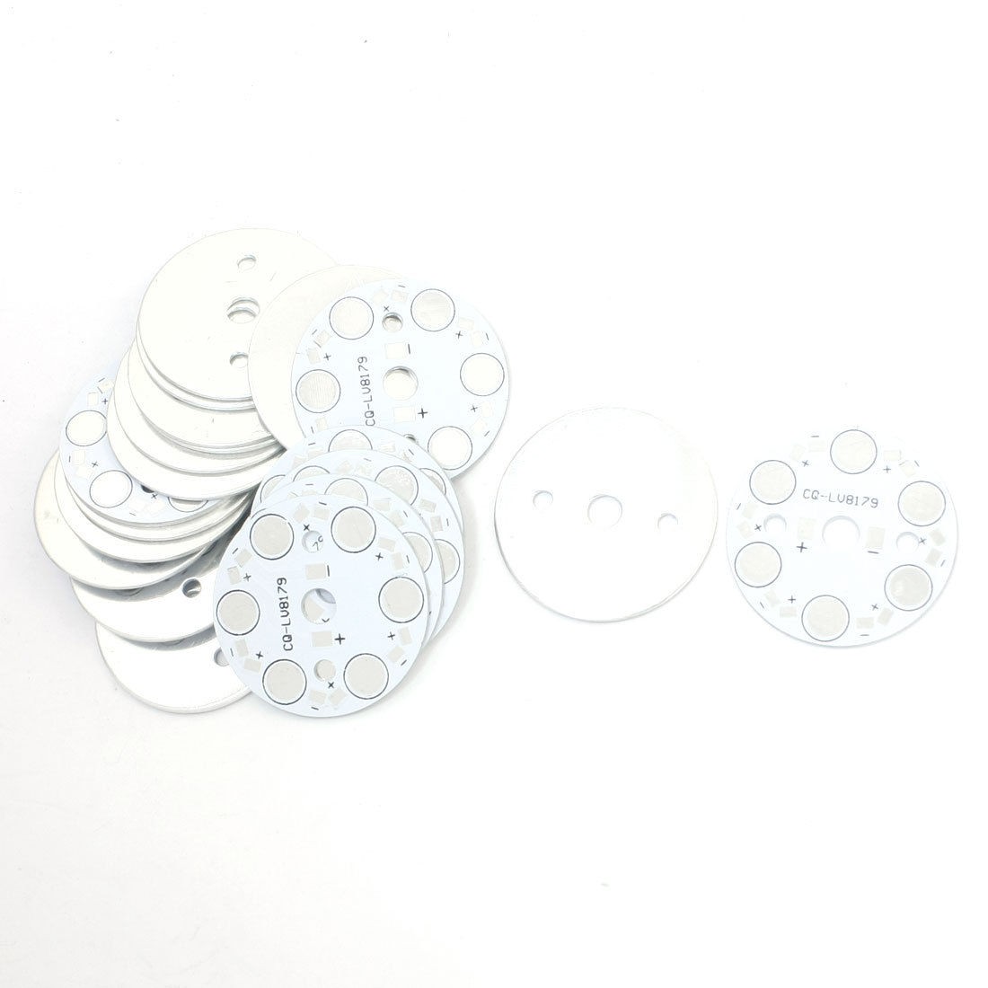20PCS 40mm Circle Aluminum PCB Circuit Board for 1W/3W 6LED in Series