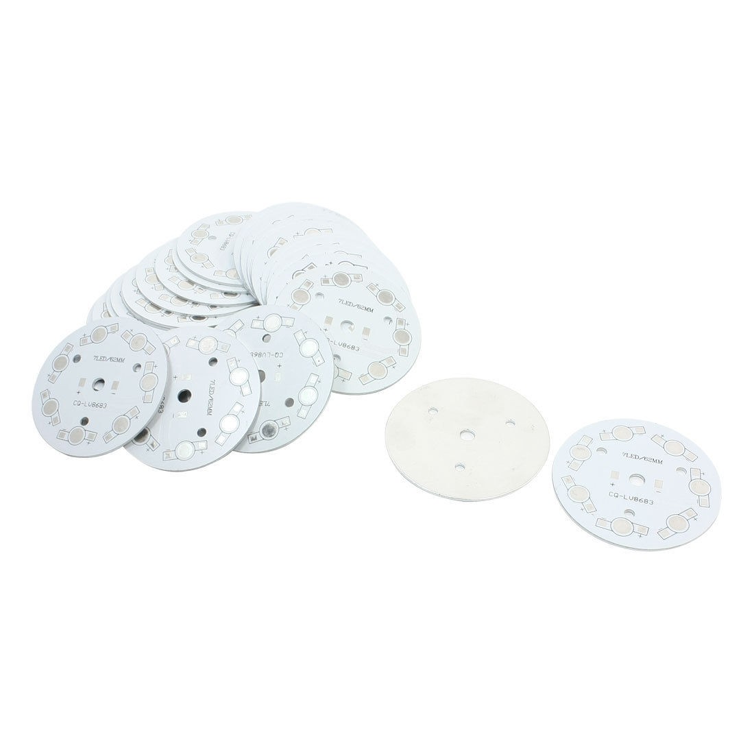 30PCS 62mm Plate Aluminum PCB Circuit Board for 1W/3W 7LEDs Light in Series