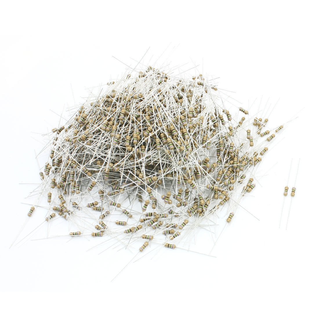 1000Pcs 1/4W 75 Ohm 5% Tolerance Carbon Film Resistor Axial Lead
