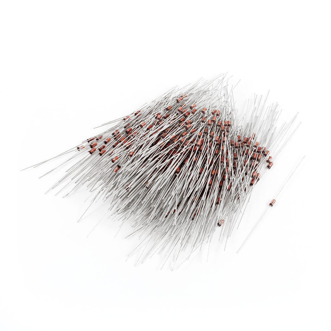 500 Pcs HZ7A1 DC 6.3-6.6V 1/2W Regulator Tubes Axial Zener Diodes