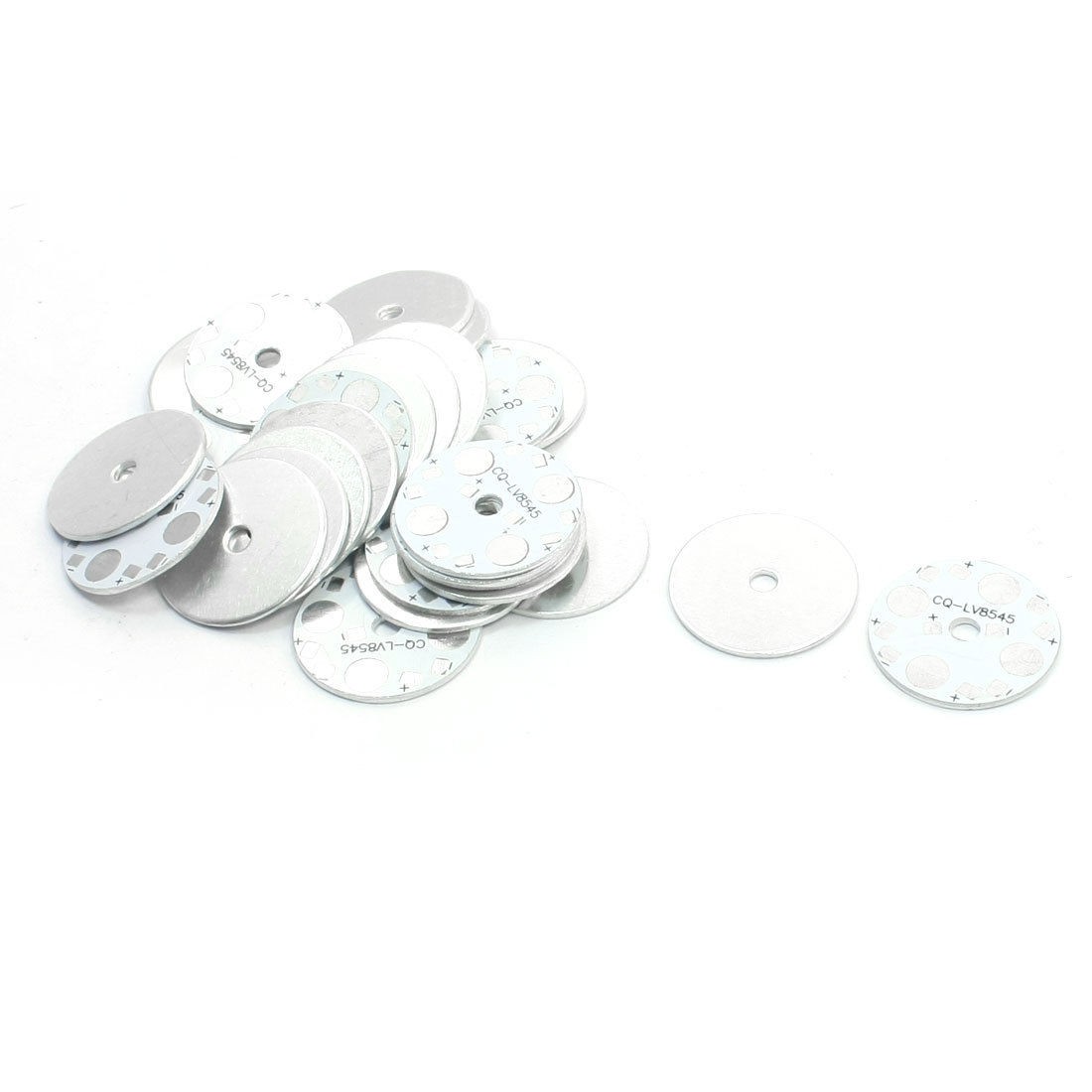 30PCS 28mm Dia Circle Aluminum PCB Circuit Board for 1W/3W 4LEDs in Series