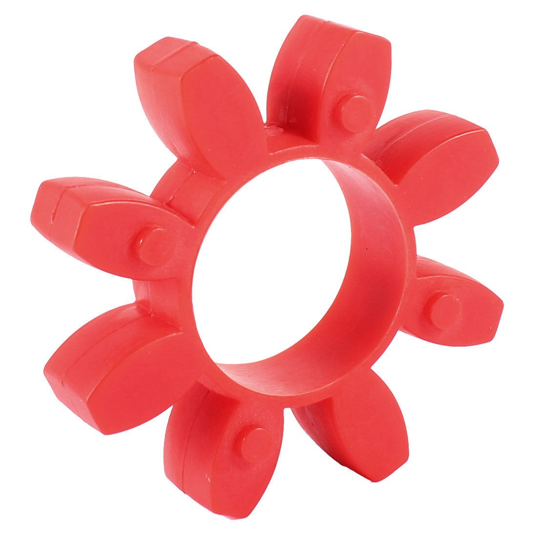 80mm x 40mm PU 8 Petals Drive Shaft Couper Damper Red 40mm Bore