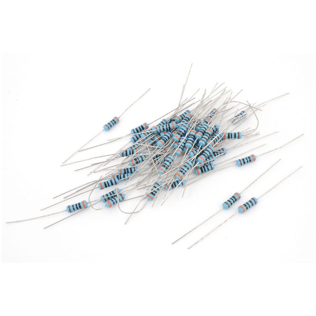 60 Pcs 1/2W 1% 300 Ohm Flameproof Axial Metal Film Resistor Assortment Kit