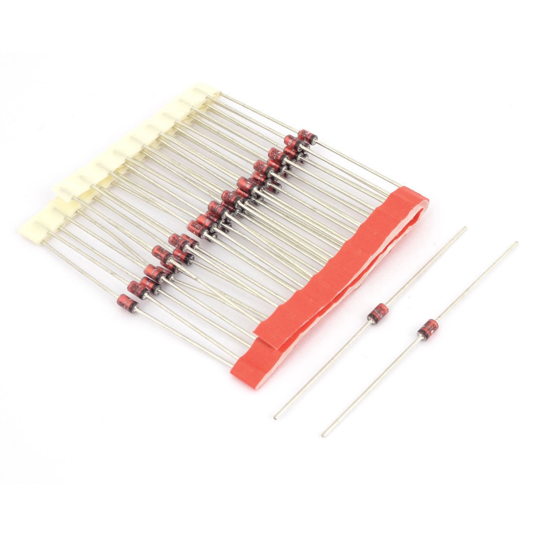 40 Pcs 56V 1W Glass Sealed Zener Diodes Voltage Stabilizer