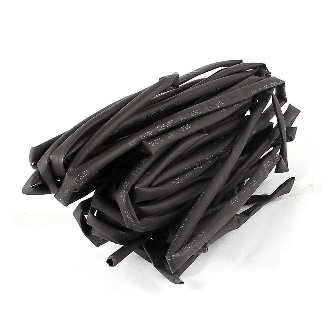 10 Meter 3.5mm Dia Ratio 2:1 Heat Shrinkable Shrinking Tube Black