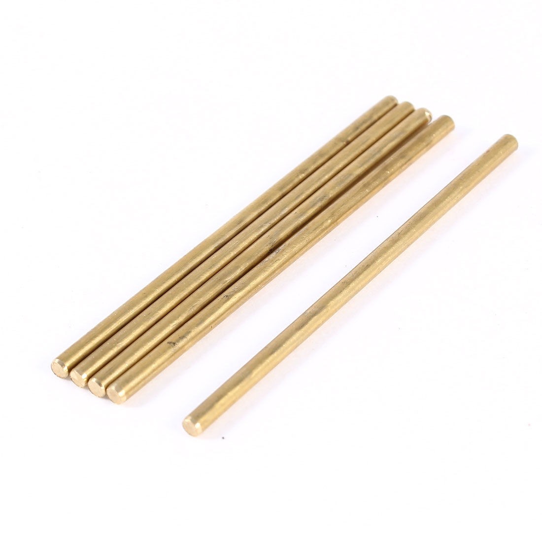 5 Pcs Car Model Toy DIY Brass Rod Axles Drill Rod Bar 2mm x 50mm