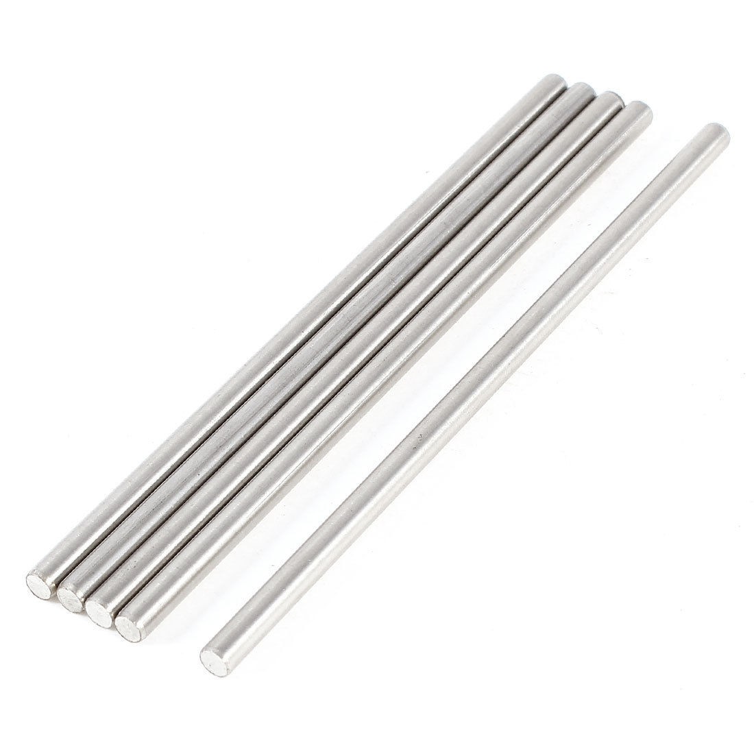 5 Pcs Car Model Toy DIY Stainless Steel Rod Axles Rod Bar 3mm x 80mm