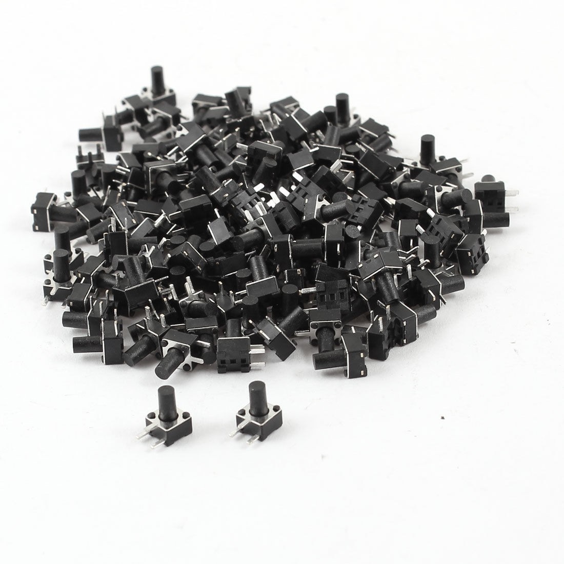150 Pcs PCB Mounted Momentary 3-pin Tact Pushbutton Switch 4.5mmx4.5mmx7m<wbr/>m