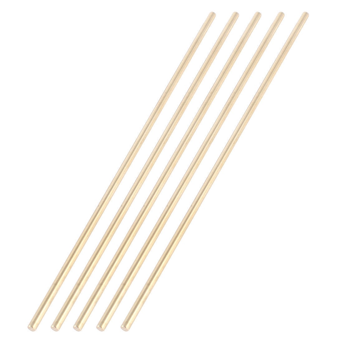 5 Pcs Car Model Toy DIY Brass Rod Axles Drill Rod Bar 3mm x 160mm