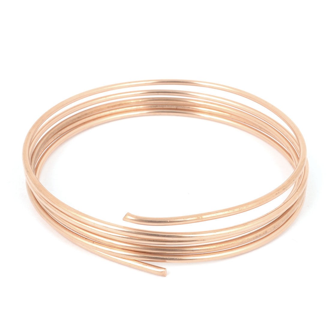1.5M 4.9Ft Length Copper Tone Refrigerator Refrigeration Tubing Coil
