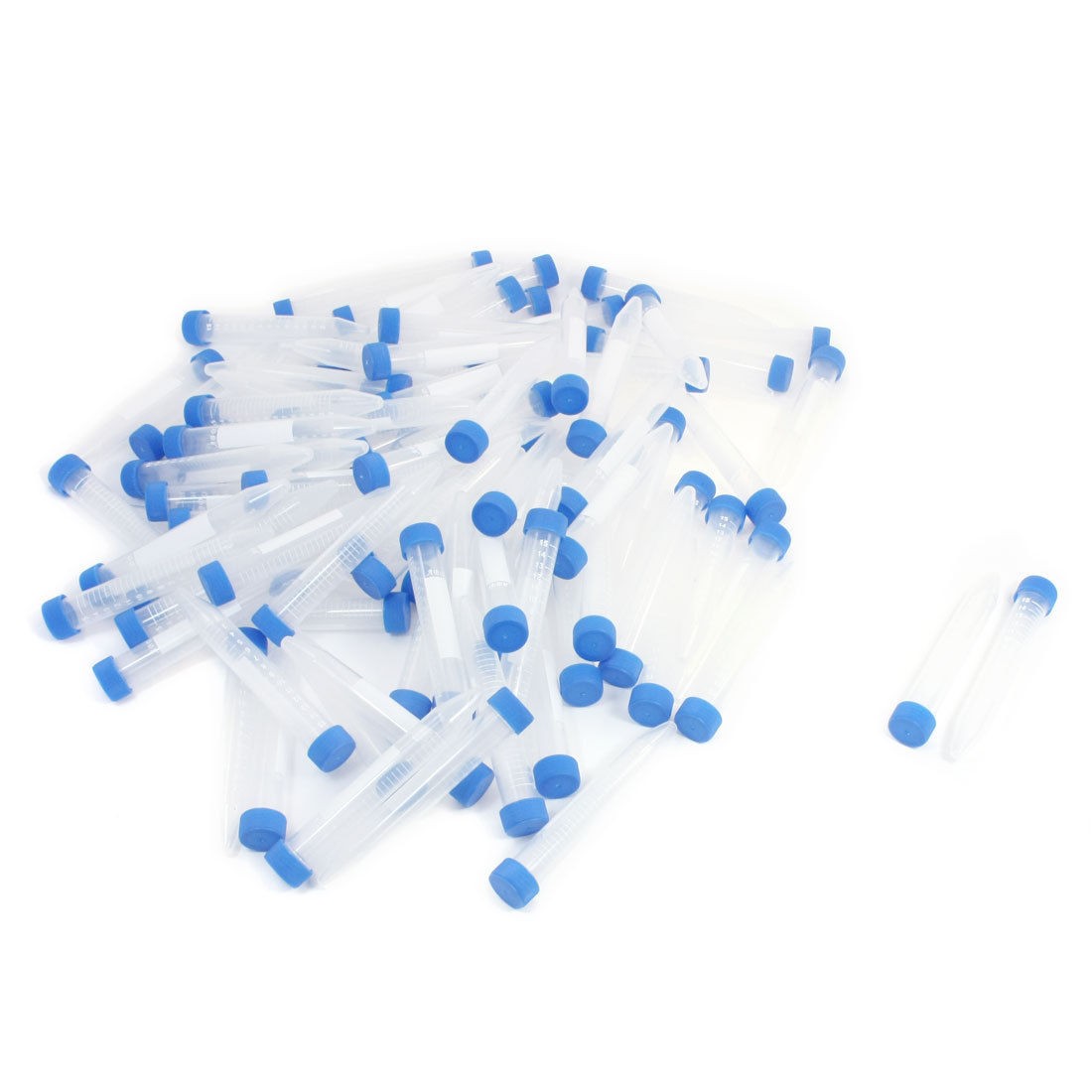 100Pcs 15ml 0.5 oz Conical Bottom Polypropylene Centrifugal Tube