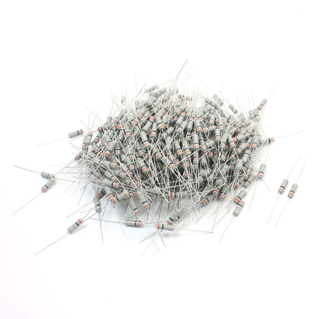 500Pcs 1W 3 Ohm 5% Tolerance Metal Oxide Film Resistor Axial Lead
