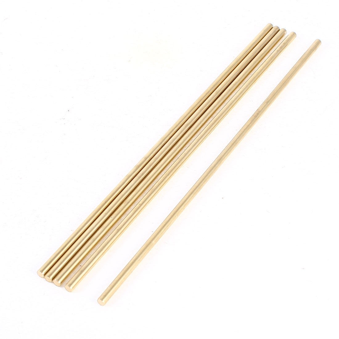 5 Pcs Car Model Toy DIY Brass Rod Axles Drill Rod Bar 3mm x 150mm