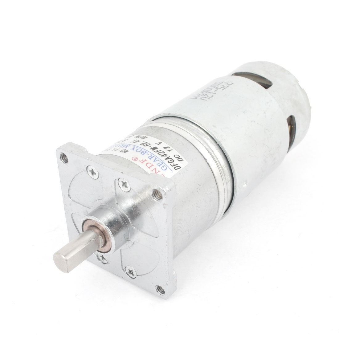 50RPM DC 12V 7mm Shaft Dia 2 Terminals Speed Reduction Geared Motor
