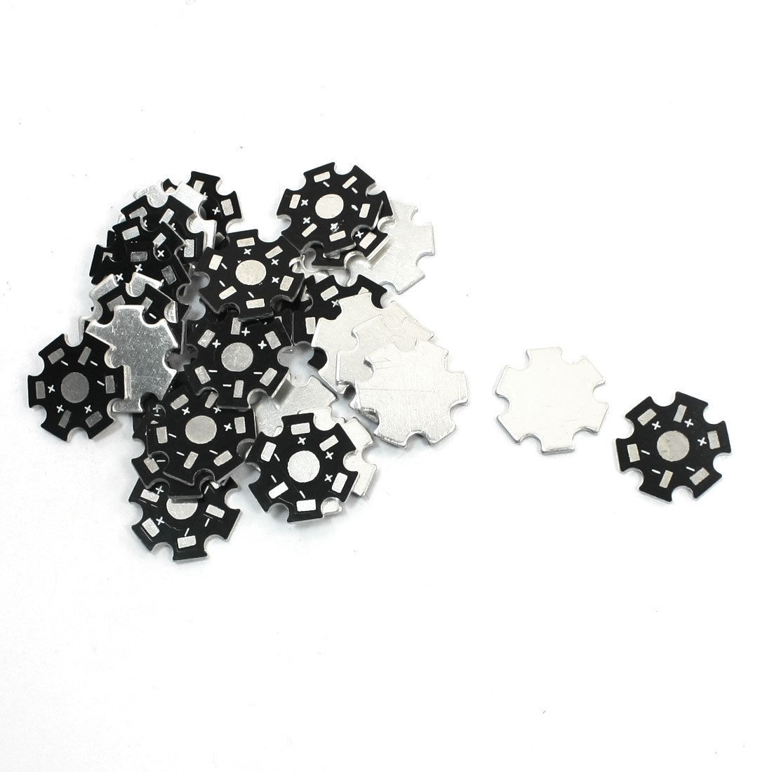 30PCS 20mm Star Shaped Aluminum PCB Circuit Board for 1 x 1W/3W LED in Series