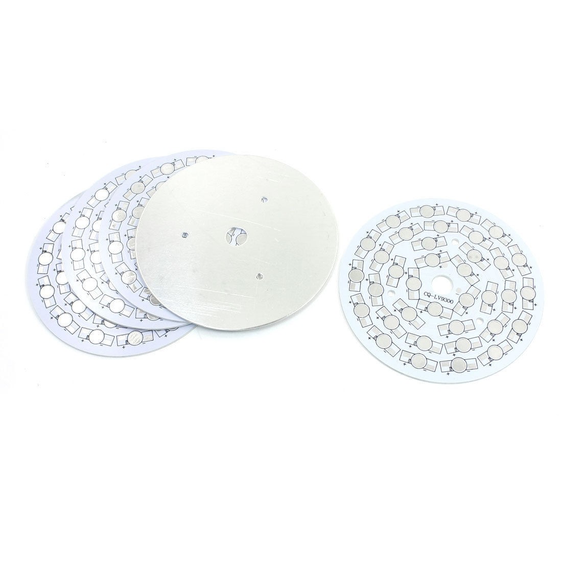 5Pcs 108mm Circle Aluminum PCB Circuit Board for 36 x 1W 3W LED in Series