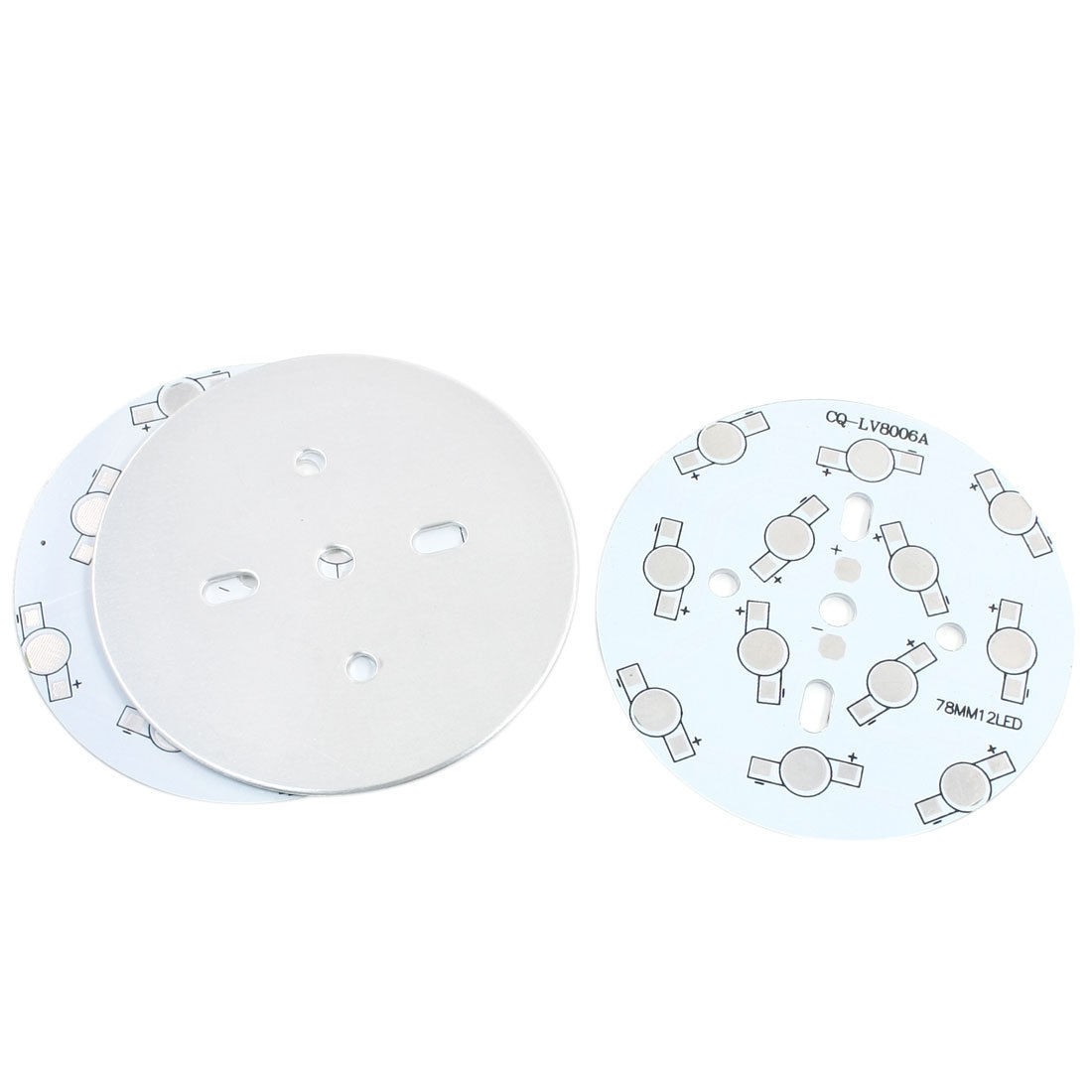 3Pcs 78mm Circle Aluminum PCB Circuit Board for 12 x 1W 3W LED in Series