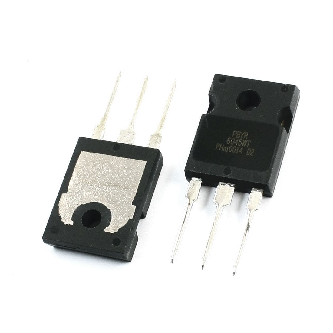 2Pcs PBYR6045WT 3 Terminals Dual High-Voltage Power Schottky Rectifier 60A 45V