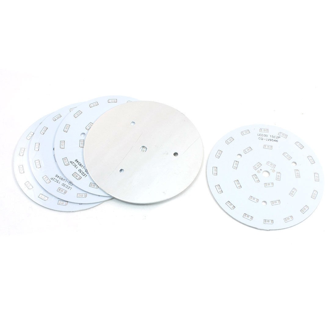 5Pcs 100mm Circle Aluminum PCB Circuit Board for 30 x 1/2W 5730 SMD LED