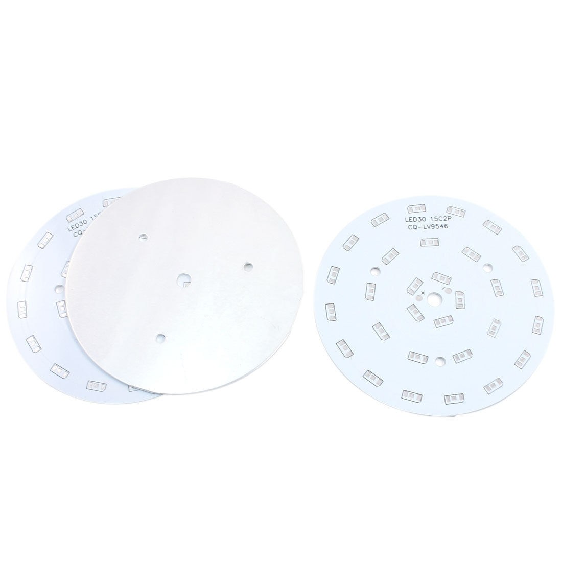3Pcs 100mm Circle Aluminum PCB Circuit Board for 30 x 1/2W 5730 SMD LED