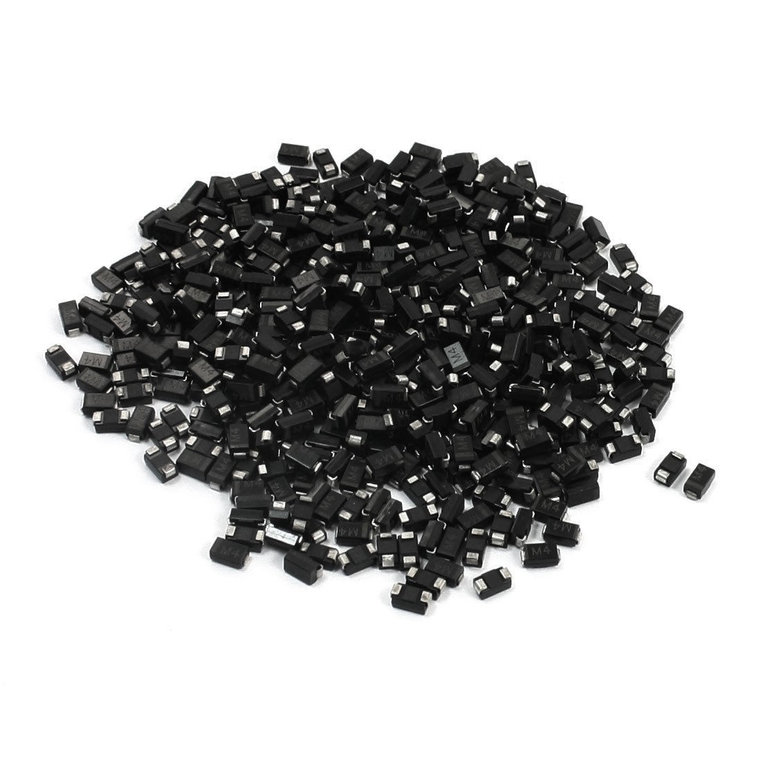 500Pcs DO-214AC Package 1000V 1A Semiconductor Rectifier Diode M4