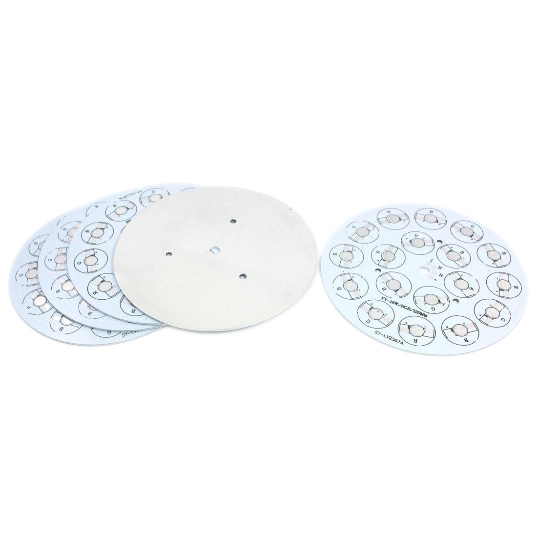 5Pcs 120mm Round Aluminum PCB Circuit Board for 18 x 1W 3W 5W RGB LED in Series