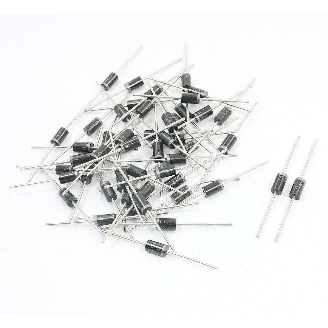 50 Pcs FR307 1000V 3A Axial Lead Type Cylinder Fast Recovery Diodes