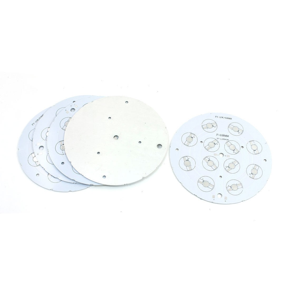5Pcs 128mm Circle Aluminum PCB Circuit Board for 12 x 1W 3W 5W LED in Series