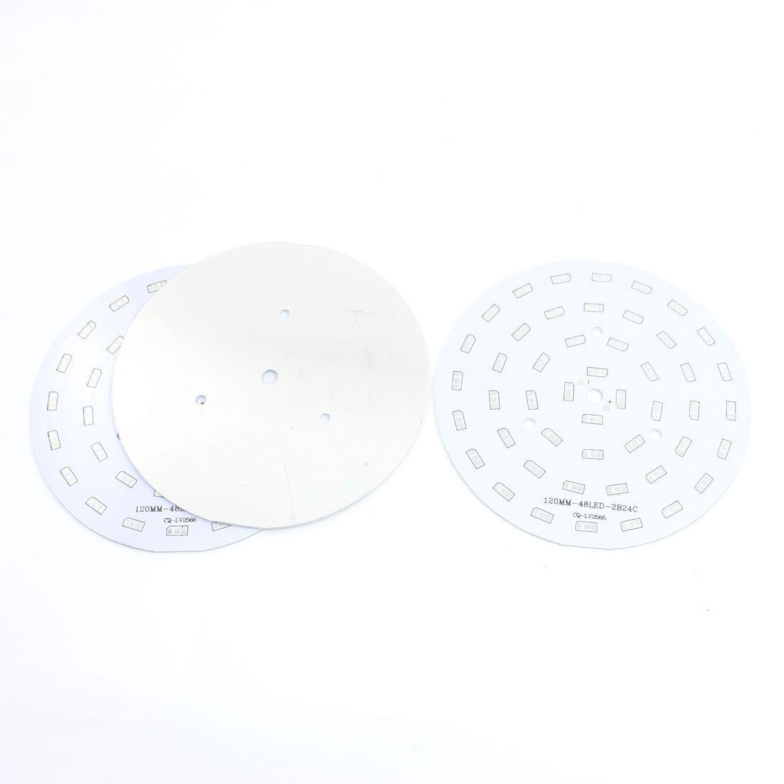 3Pcs 120mm Circle Aluminum Circuit Board for 48 x 1/2W 5630/5730 SMD LED