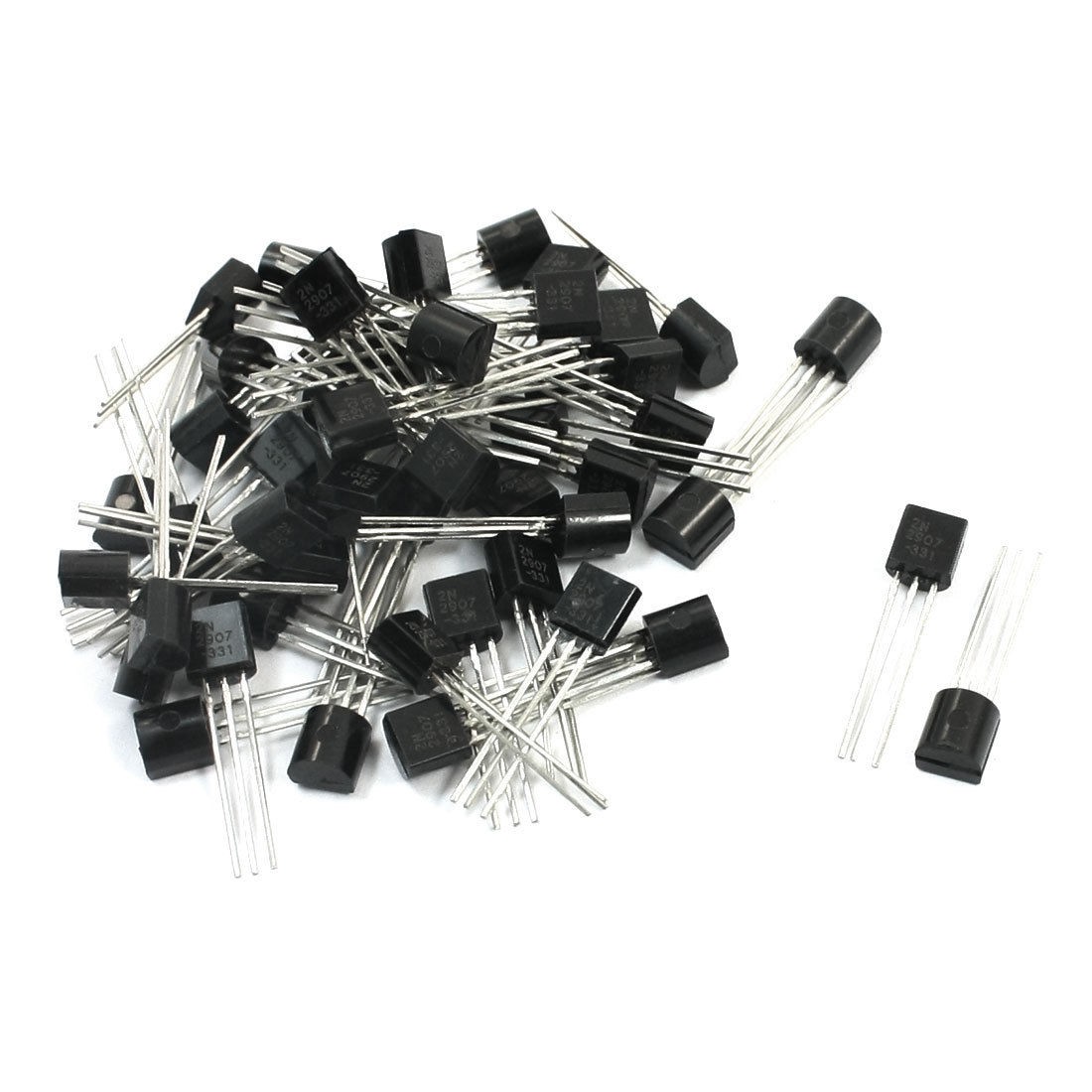 50pcs General Propose 2N2907 25V 0.1A TO-92 Package PNP Transistor
