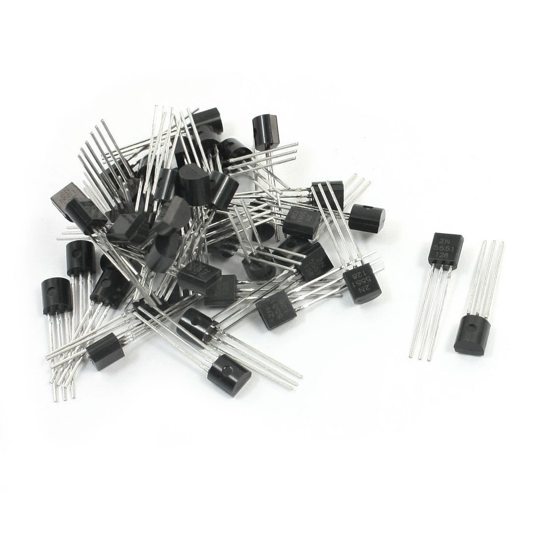 50pcs General Propose 2N5551 160V 600mA TO-92 Package NPN Transistor