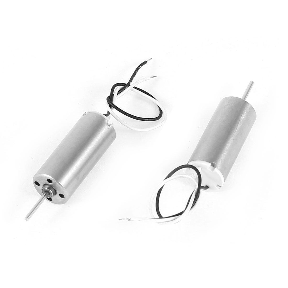 2 Pcs 7x16.5mm DC3.7V 0.08A 50000RPM 2 Wire Hollow Cup Motor for RC Plane