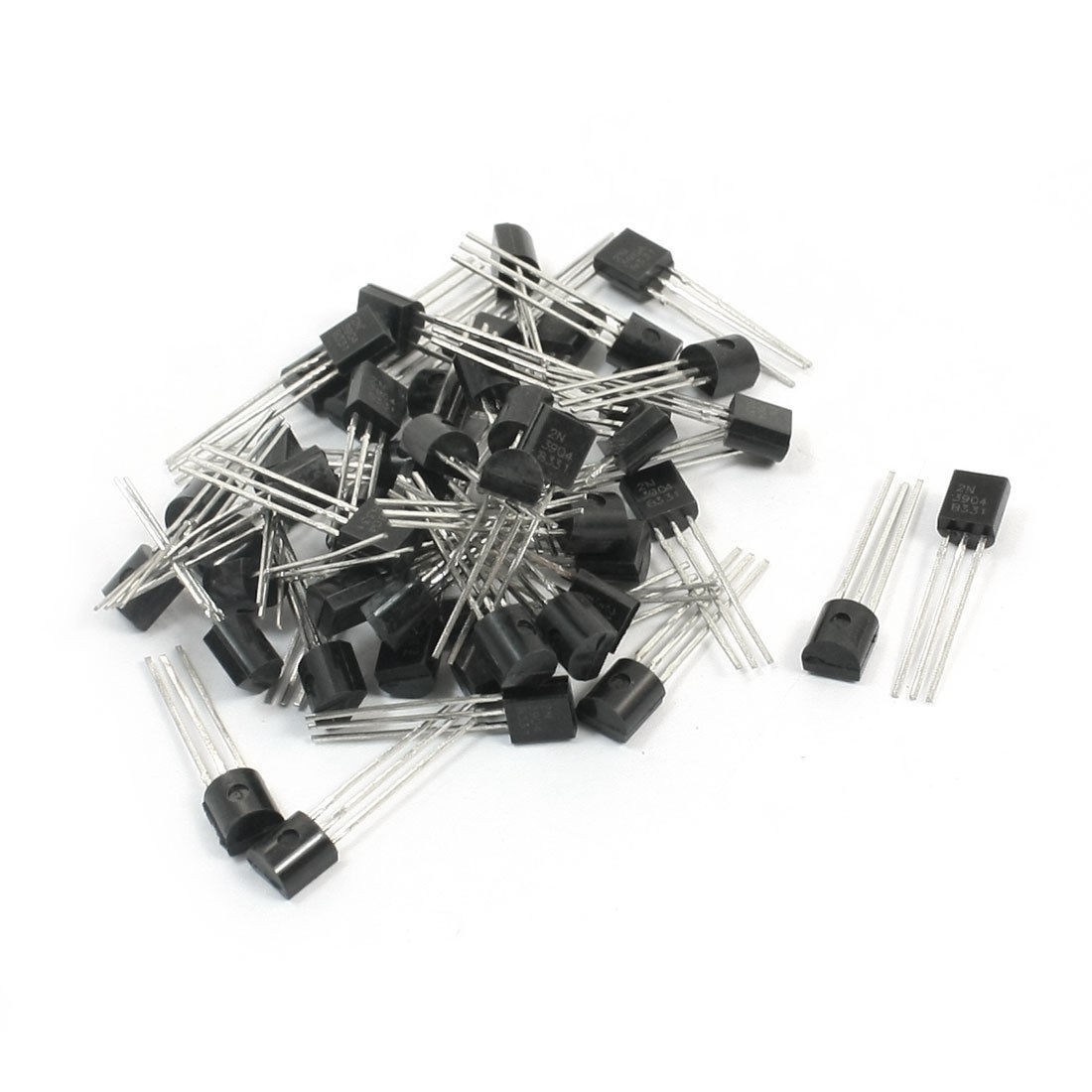 50 Pcs 2N3904 NPN Type General Purpose Transistor Triode 60V 0.2A