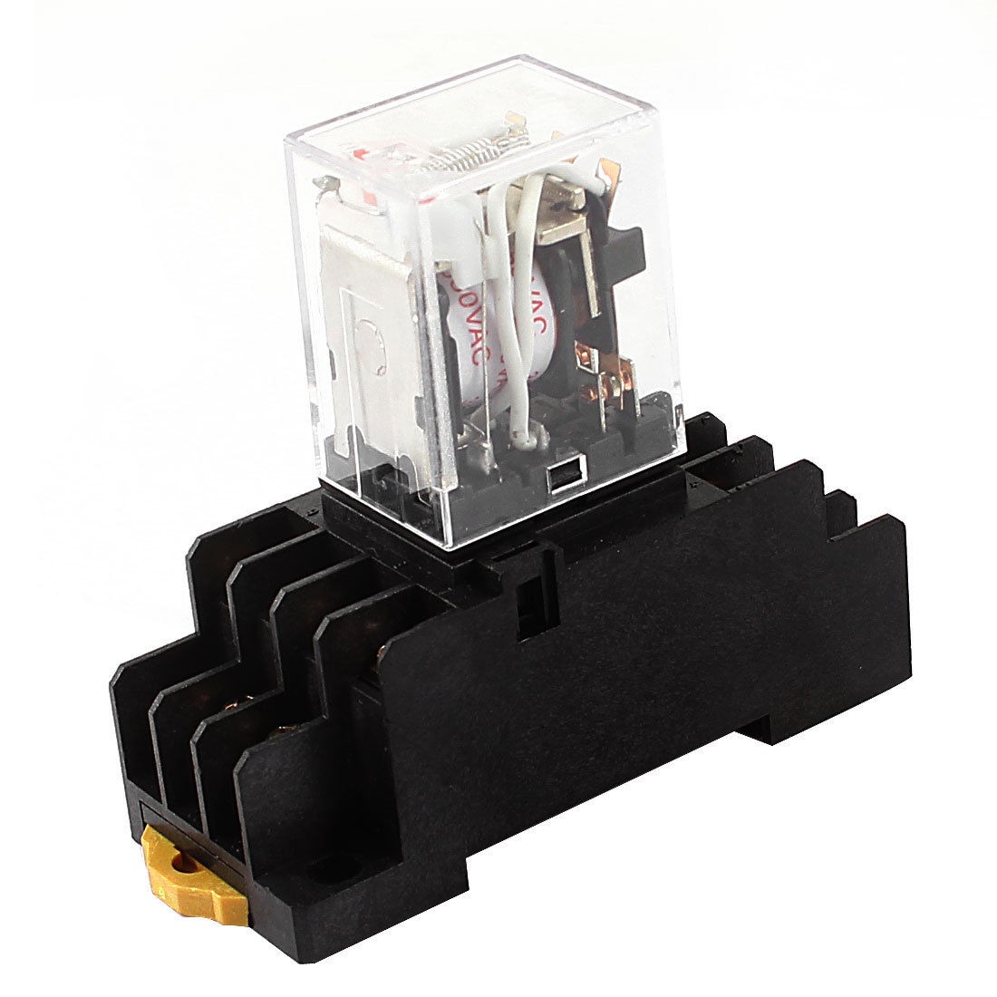 AC380V Coil 3PDT 11Pin Red LED General Purpose Power Relay w Socket