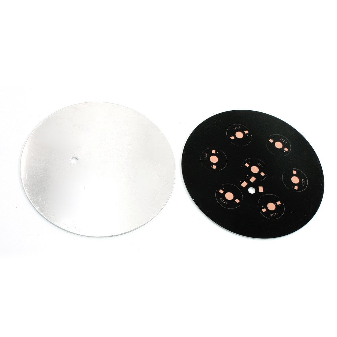 2pcs 112mm 7 x 1W/3W/5W LED Round Aluminum PCB Circuit Board Base Plate