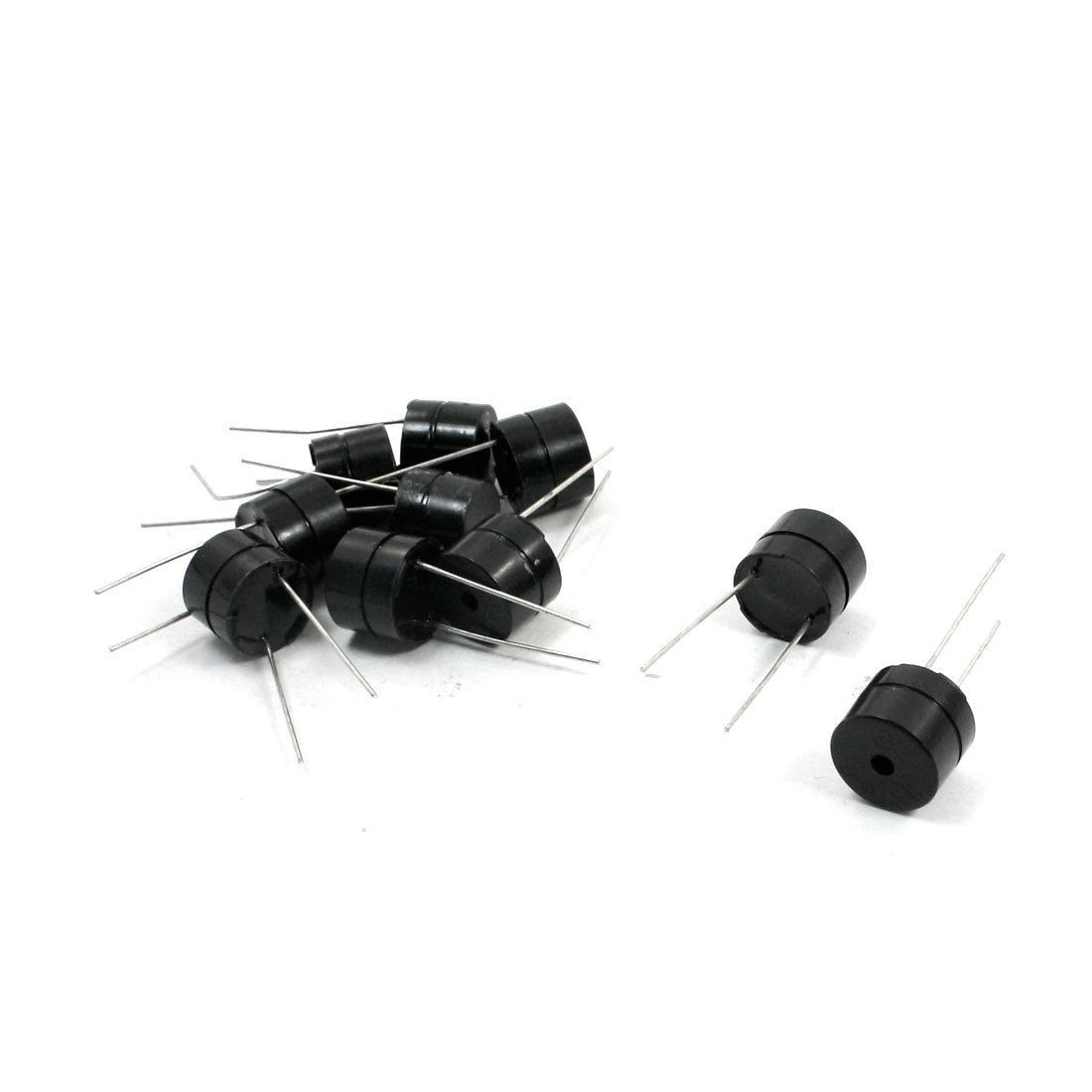 10pcs 12x9.5mm Continuous Sound Active Magnetic Buzzer DC12V 95dB