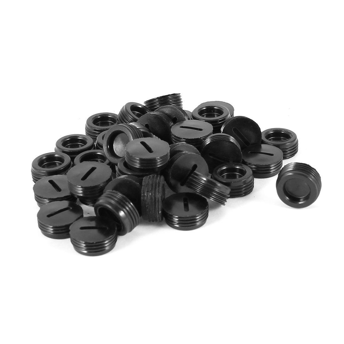 40PCS Replaceable Round 13.5mm Dia Thread Motor Carbon Brush Cap Cover Holder
