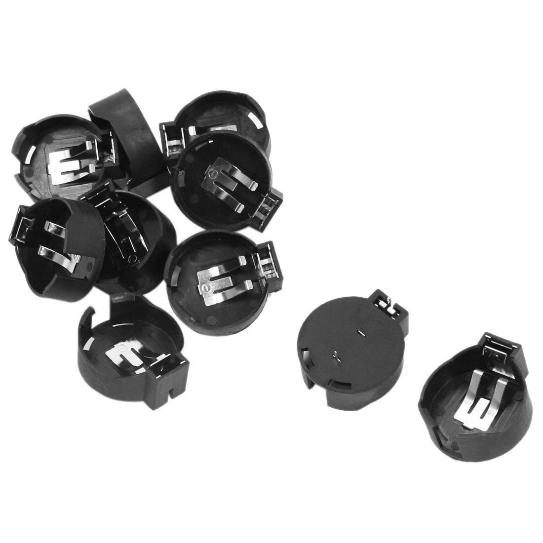 10Pcs Plastic 20mm Pin Distance CR2477 Button Cell Battery Holder