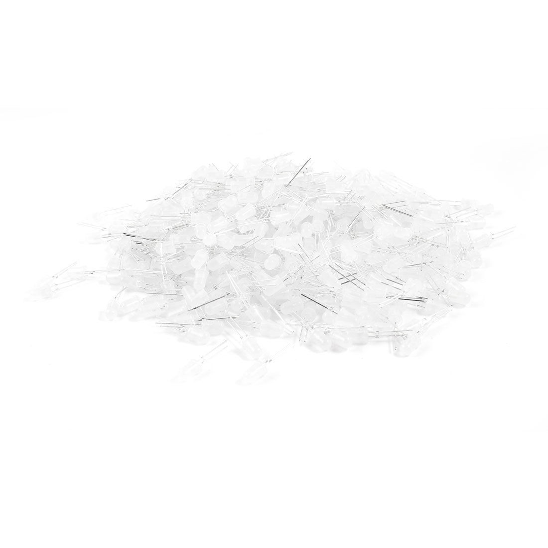 3.0-3.2V 6mm Round Head 2-Pin Blue LED Light Emitting Diodees 1000Pcs